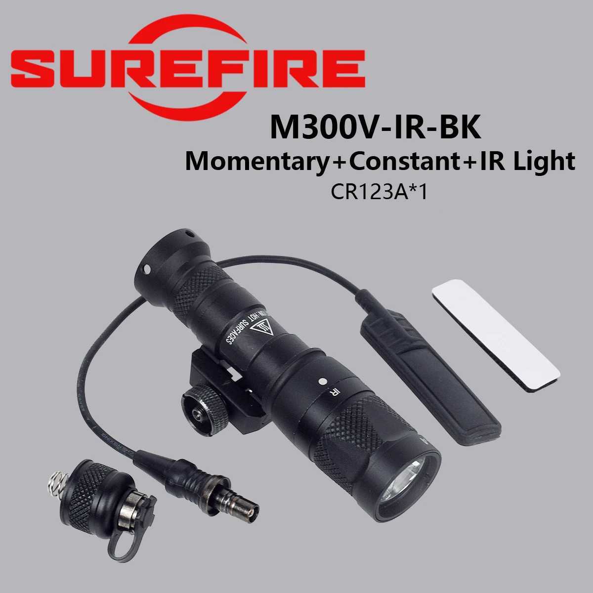 Tactical SureFire M300 M600 Upgrade M300V IR M600V IR Infrared LED Scout Light Flashlight Hunting Rail Mount Weapon Light XJ250701