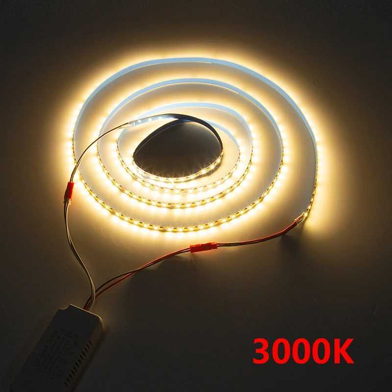 (2 welding points) 3 meters 2835 200D dual colors LED strip for repairing chandeliers 3000K+6500K LED ribbon (51-60W) X2 colors W250701