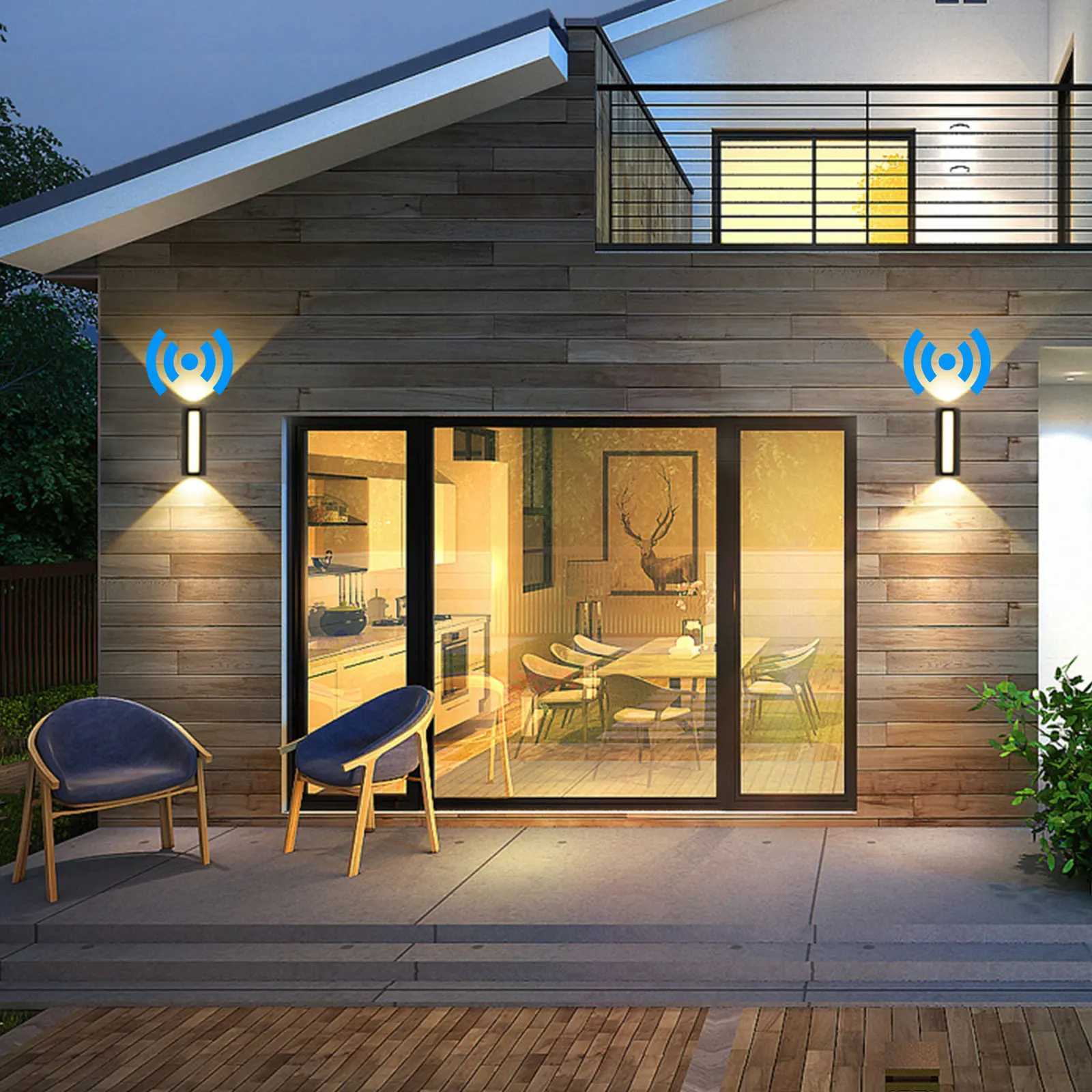 Up and Down LED Wall Lamp Waterproof AC85-265V 10W Wall Light decor For Living Room Corridor Porch Light Indoor Outdoor Lighting XJ250624