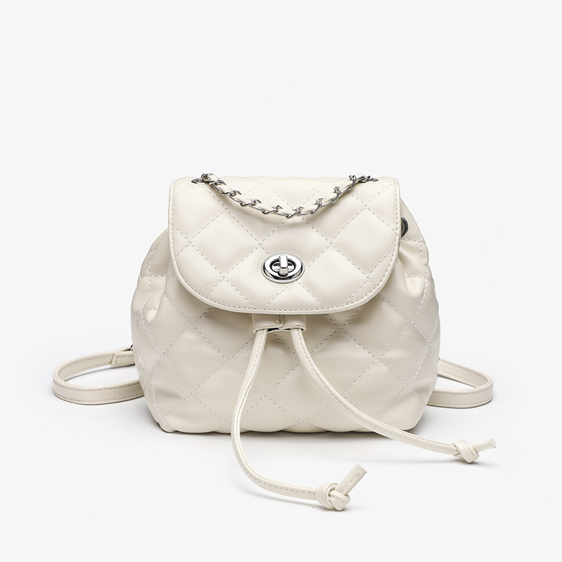Shoulder Bag Designer Bag Luxury Bag Designer Free Shipping Korean Version Leisure Dia Grid Chain Hand Held Small Women S High End Backpack New Colleg