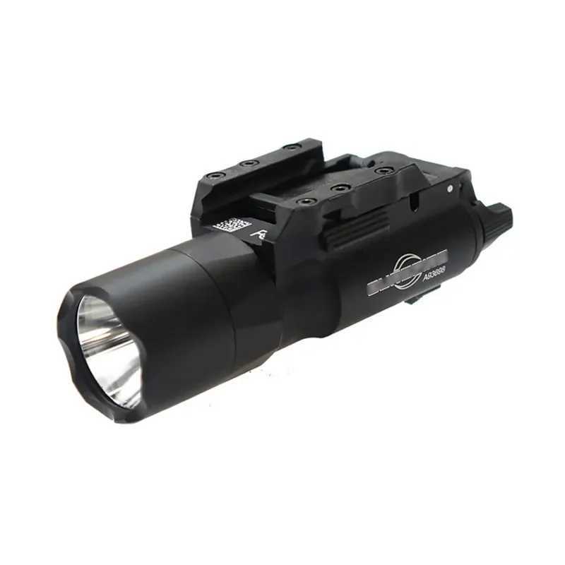 Tactical X300 Ultra X300U LED Pistol Lights CNC Aluminum Rifle Flashlight 400 lumens fit 21mm Rail XJ250701