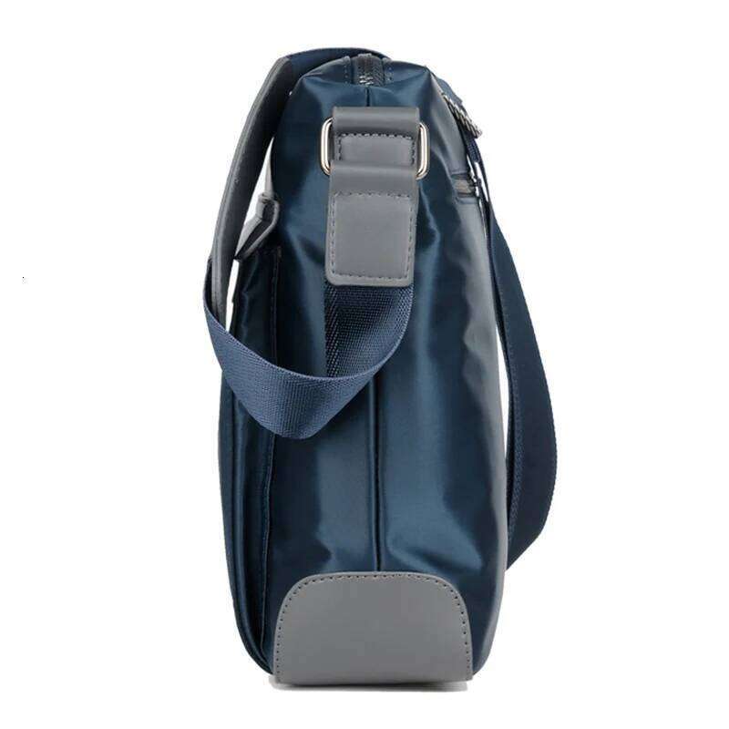 New Waterproof Men's Single Shoulder Diagonal Oxford Cloth Material Multi-functional Large-capacity Casual Student Bag