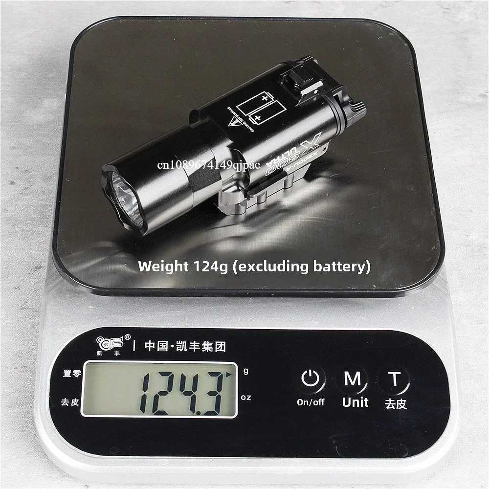 Tactical Surefire Style X300U X300 Ultra X300U-A Flashlight for Pistol Light Airsoft Helmet Light Weapon Torch Strobe 800 Lumens XJ250701