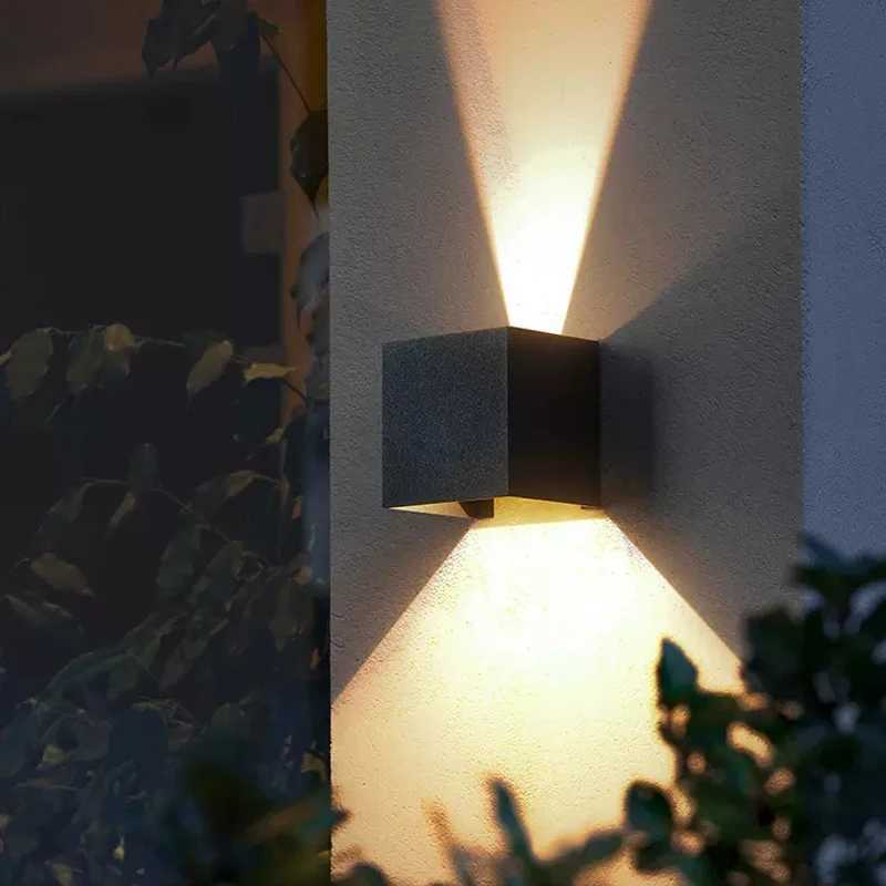 6W/10W/20W PIR Sensor LED Wall Light Outdoor Waterproof IP65 Porch Garden Wall Lamp Indoor Bedroom Bedside Decoration Lighting XJ250624