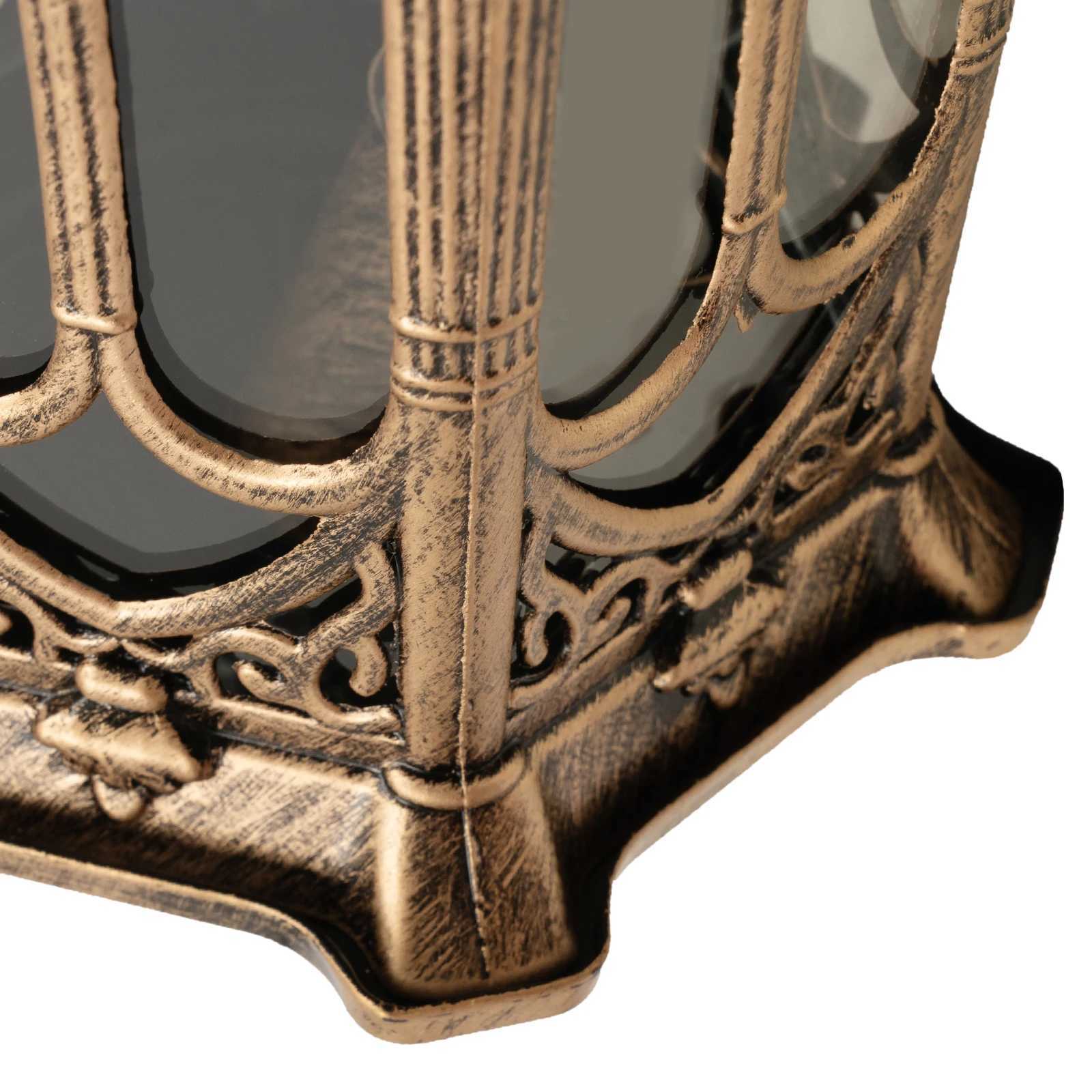 Antique Lantern Wall Lamp Sconce Porch Lamp Garden Outdoor Exterior Wall Light Wall Mount Waterproof Lantern E27 XJ250624