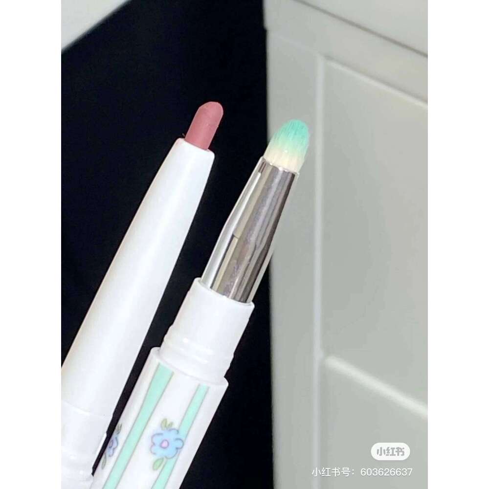 FLORTTE Bread Bear Sdges Waterproof Glue Eyeliner Double Head Silkworm Shadow Eyeshadow Pen X250702