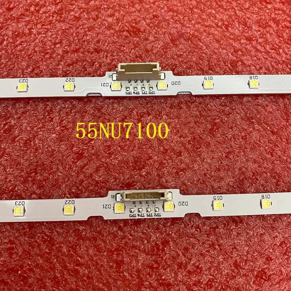 LED Strip For Samsung 55NU7100 UN55NU7100 UE55NU7100 UN55RU7100 UA55NU7100 UN55NU7200 UN55NU7400 UN55NU7100G W250701