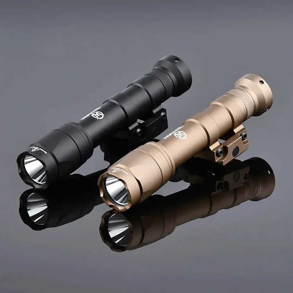 SF M300A/M600C Tactical Weapon Gun Light Fit 20mm Rail Outdoor Hunting Scout Rifle LED Flashlight Airsoft Scout Accessories XJ250701