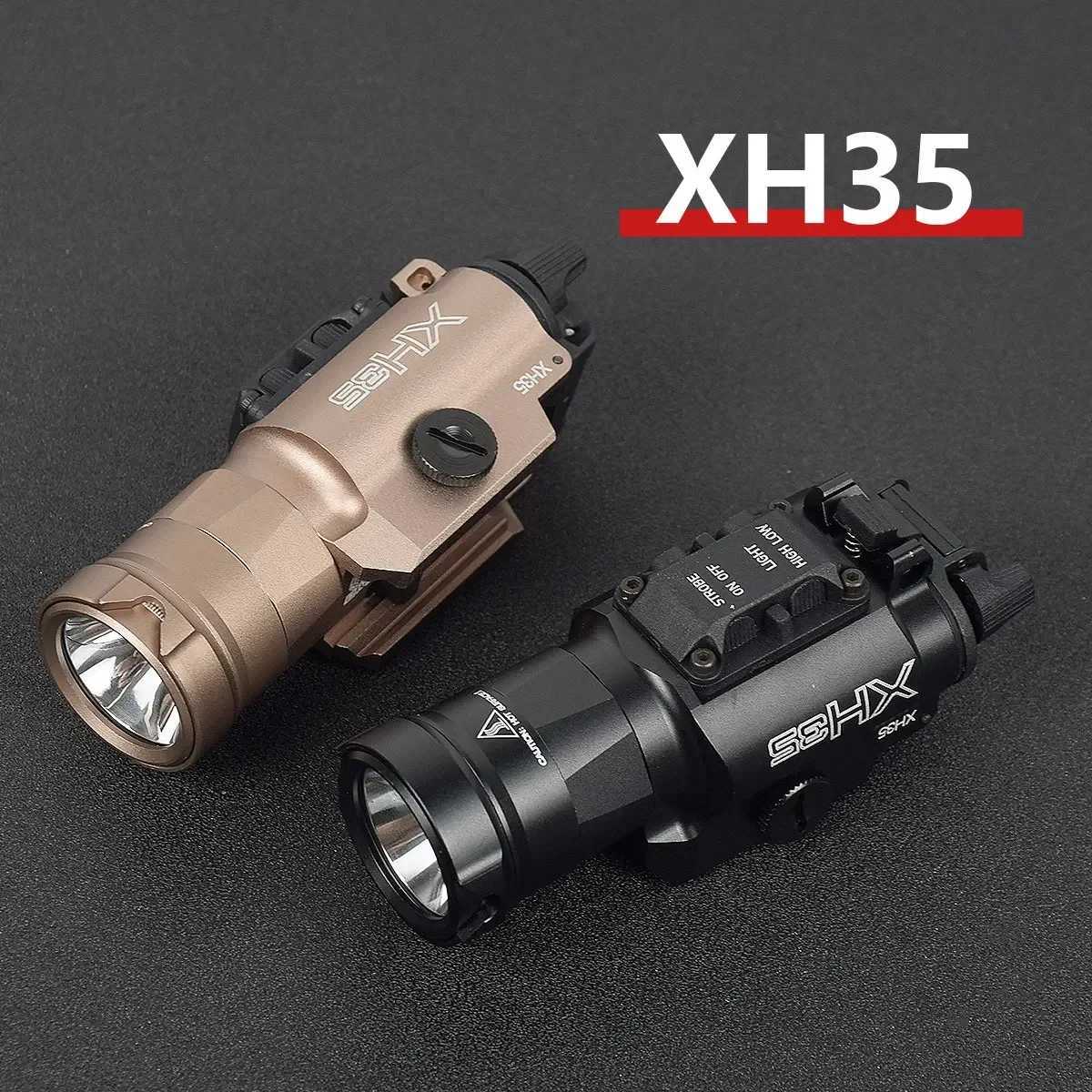 Tactical Surefire X300U X300 Ultra XH35 X300V Metal Pistol Scout Light Weapon Gun Light Strobe Flashlight Lanterna For 20mm railXJ250701