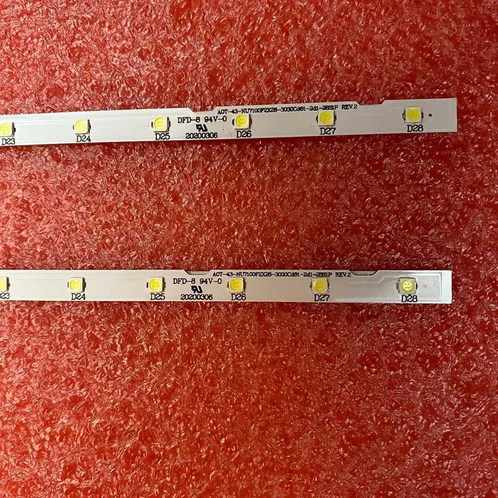 LED backlight strip for Samsung 43NU7100 UN43NU7100G UN43NU7100 UE43NU7100 UE43NU7120 UE43NU7170 UN43RU7400 BN61-15482A W250701