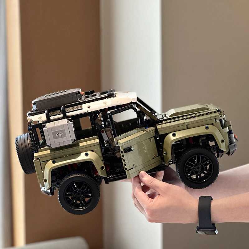 Technical Land Rover Supercar Off-Road Building Blocks Ci Racing Car Vehicle Model Assemble Bricks Toys Gift For Kid Boy Adult XJ250702