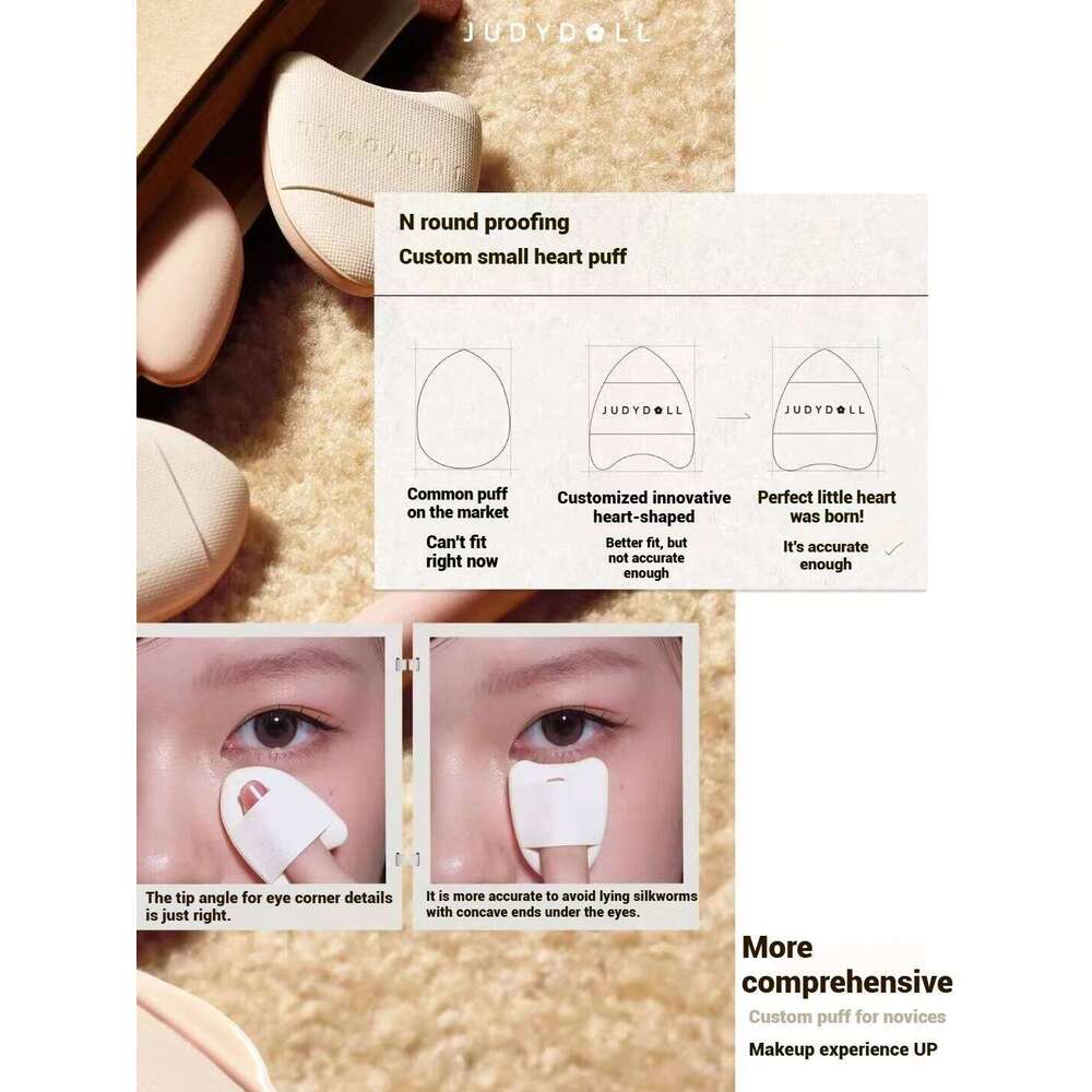 Judydoll Air Cushion Concealer 2-in-1 Portable Longlasting Coverage lti-Use Hydrating Brightening For All Skin With Puff 8g X250702