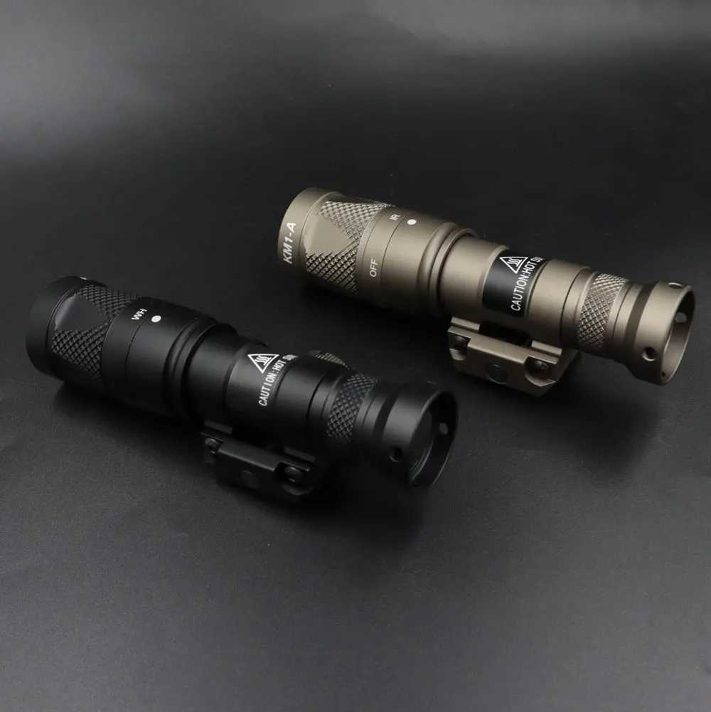 Tactical Light M300V IR Lighting LED White Scout Flashlight w/ Remote Pressure Switch for Hunting Picatinny Rail XJ250701