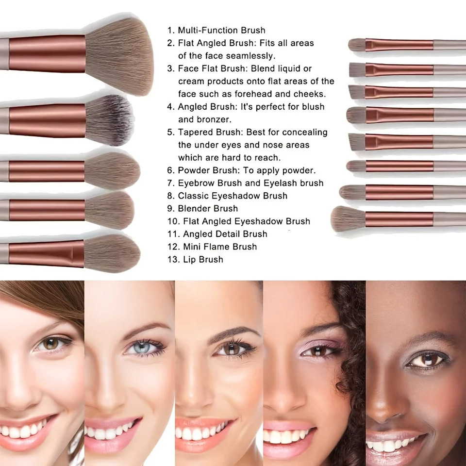 Makeup Brushes 829Pcs Kit Professional Women Cosmetic Soft Powder Brush Eyeshadow Foundation Full Set Travel Beauty Tool 250716