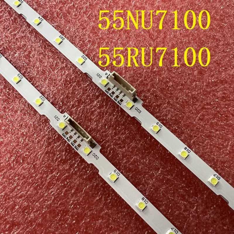 LED strip(2)For Samsung UE55NU7379 UE55RU7179 UN55NU7100F UN55NU7100 UE55NU6035 UE55NU7372U UE55NU7105K UN55NU7300 W250701
