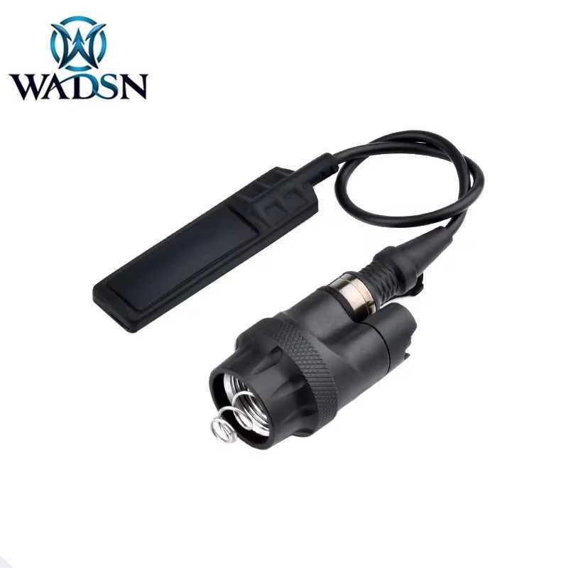WADSN Tactical Airsoft Flashlight Metal Tail Cap Dual Function Pressure Switch Cover For M300M600 Flashlight Hunting Light XJ250701