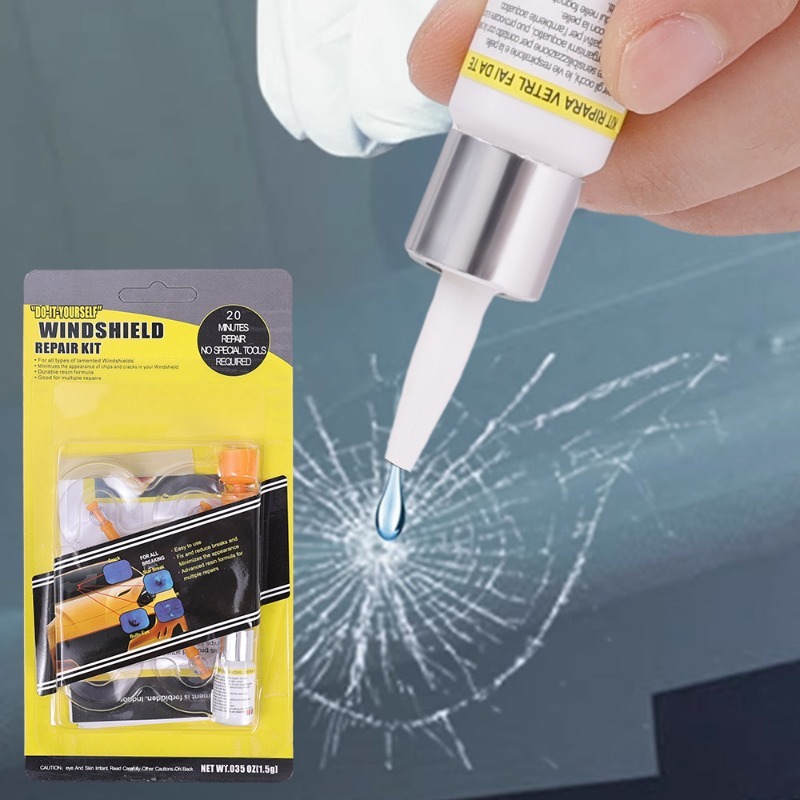 Glass Repair Kit Windshield Cracks Invisible Repairing Liquid Kit DIY Glass Filler Repair Kit For Repairing Glass Chips Cracks