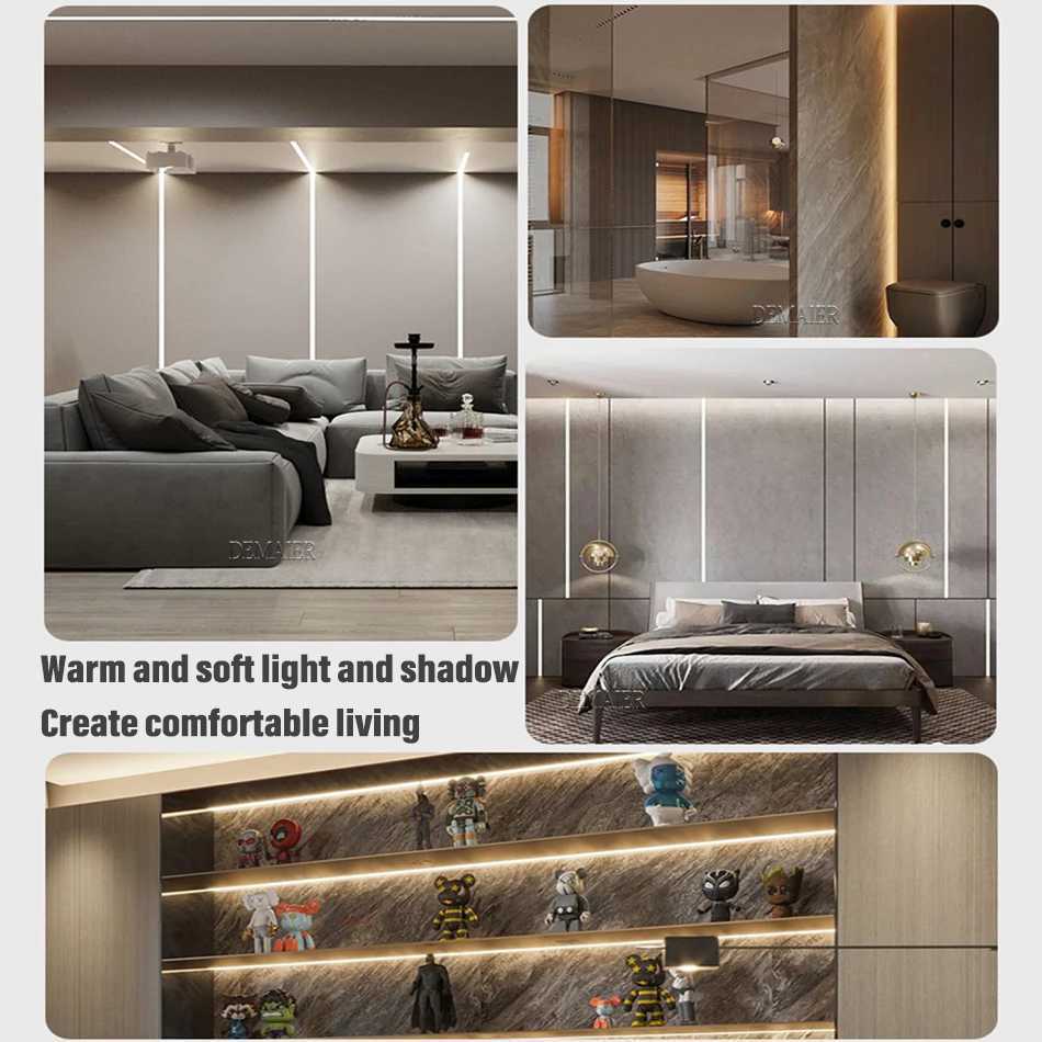 220V EU Plug COB LED Strip Light 360LEDs/m RA90 Flexible LED Strip Outdoor Lamp Waterproof Tape Kitchen Home Room Decoration W250701