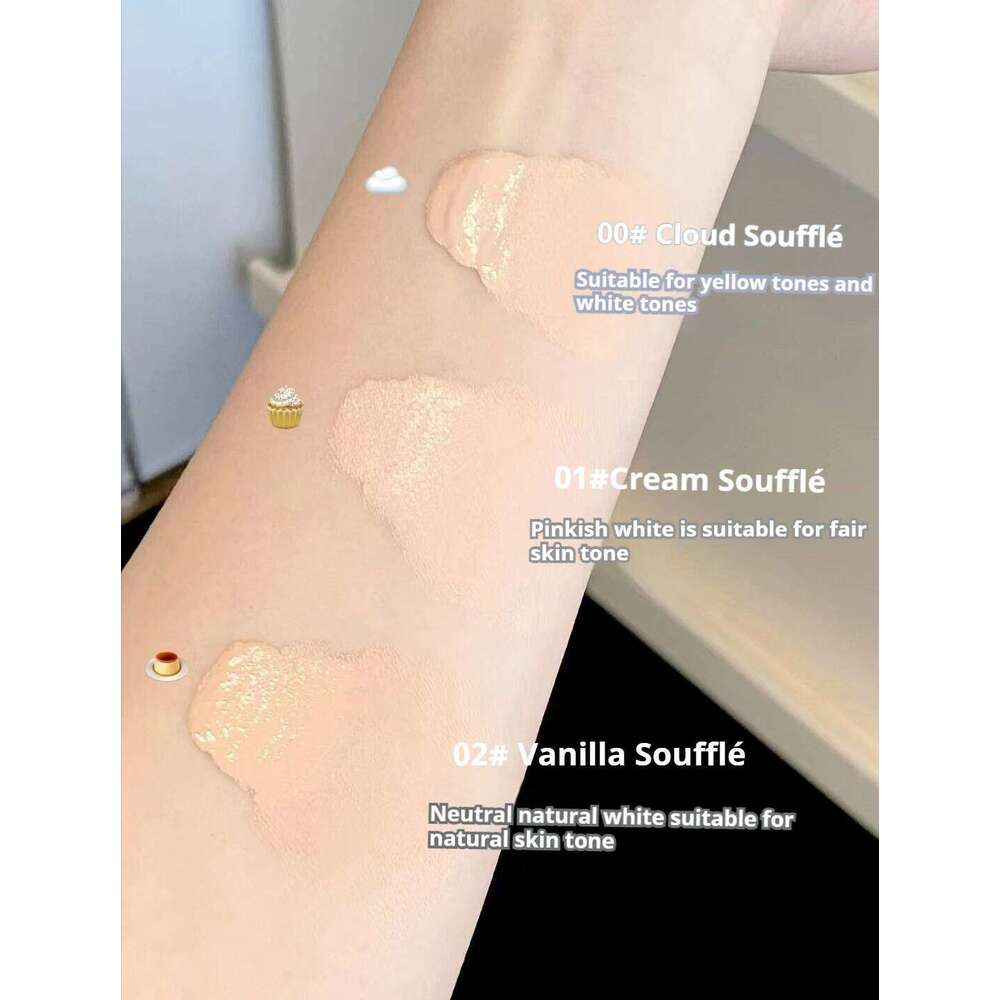 FLORTTE Air Cushion Concealer Coverage Moisturizing Long-Lasting Foundation Base Makeup Cream for Dry Skin Oil Control X250702