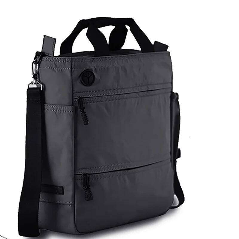 Men's Shoulder Casual Large Capacity Portable Briefcase Vertical Male Messenger Waterproof Oxford Multi-function Bag Hot