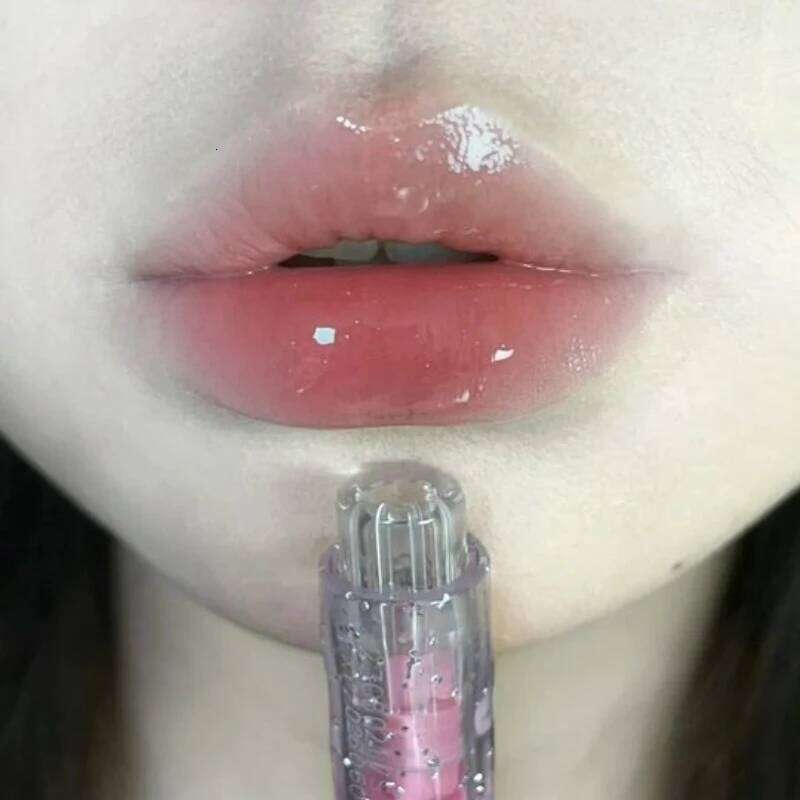 FLORTTE Waterproof Lip Gloss Make Up Plumper Shiny Lipstick Long Lasting Non-stick Cup Moisturising Liptint Korean Cosmetics X250702
