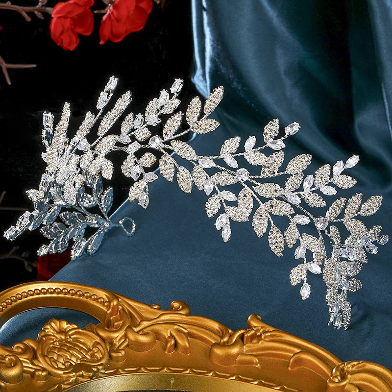 Bridal Headband For Wedding Headpieces Crystal Zirconia Elegant Bride Tiaras Hair Pieces Wedding Hair Jewelry Headdress250627
