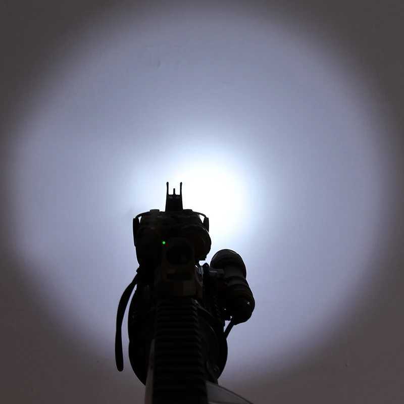 Airsoft NGAL M600C M300A PEQ 15 UHP Surefir flashlights Red Green Blue IR Pointer Red Dot Indicator Hunting Scout Weapon light XJ250701