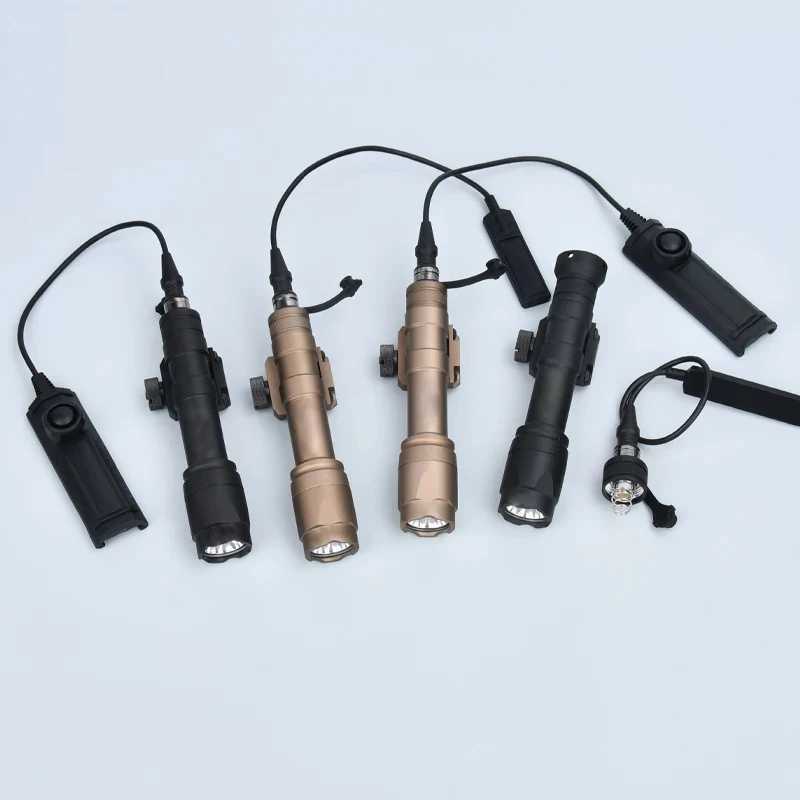 Suref Tactical M600 M600C Hunting Weapon Flashlight Dual Function Tactical Rifle Airsoft Accessories Weapon Scout Light LED XJ250701