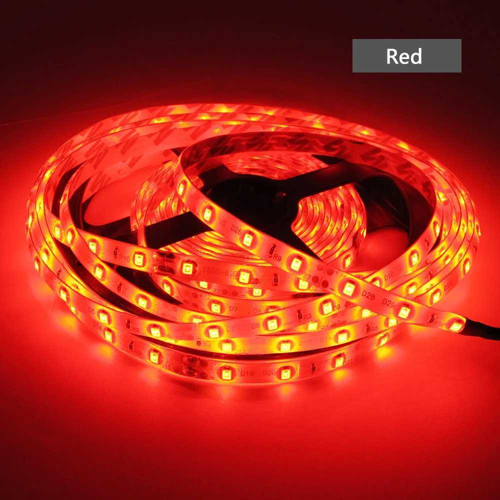 New 5meter/pack LED Strip Light Garland Gaskets 5m SMD 2835 Flexible DC 12V Diode Tape Wire Christmas Lamp 300LEDs W250701