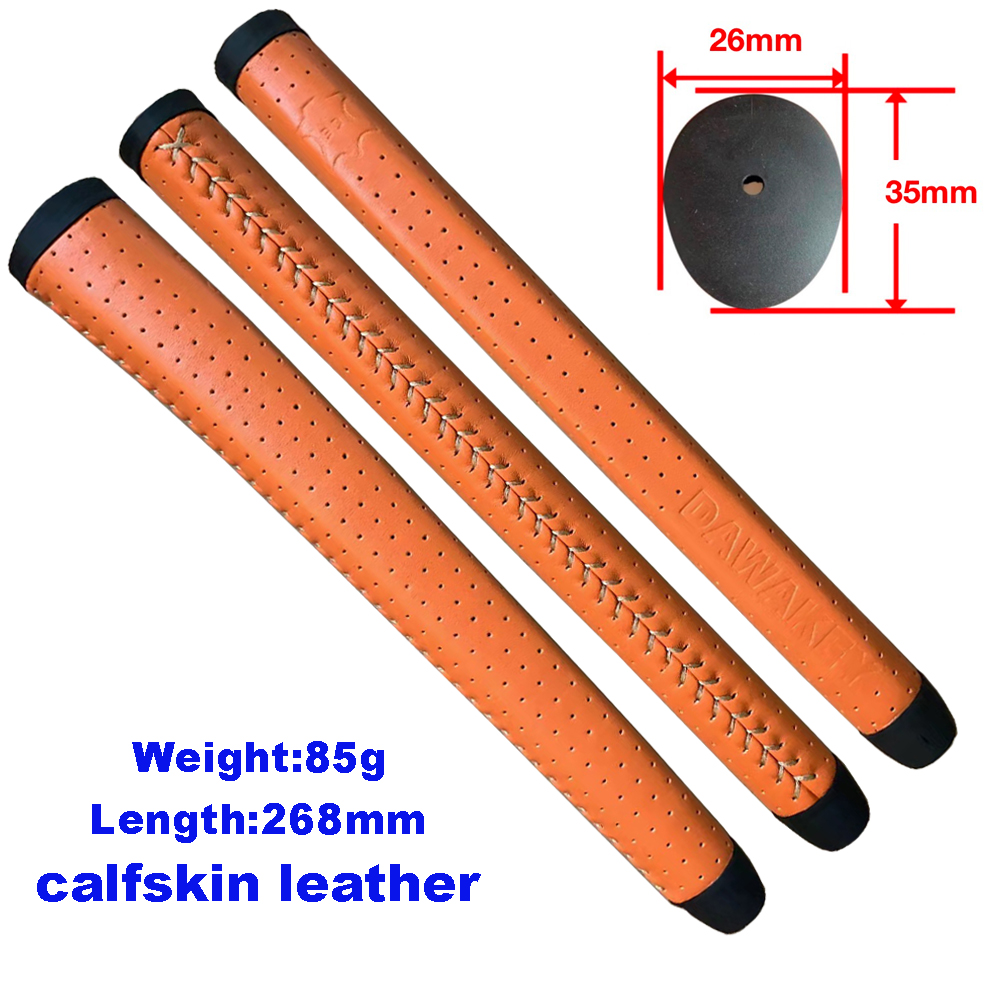 Leather golf club grip golf putter grip manufacturers supply customer LOGO.