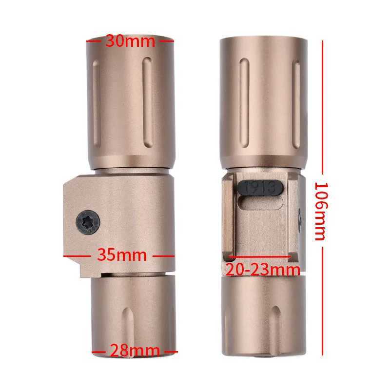 WADSN PL350 PLHv2 Flashlight 18350 16340 Tactical Pistol Gun Light High Power Metal Lamp Fit 20mm Picatinny Rail Airsoft Hunting XJ250701