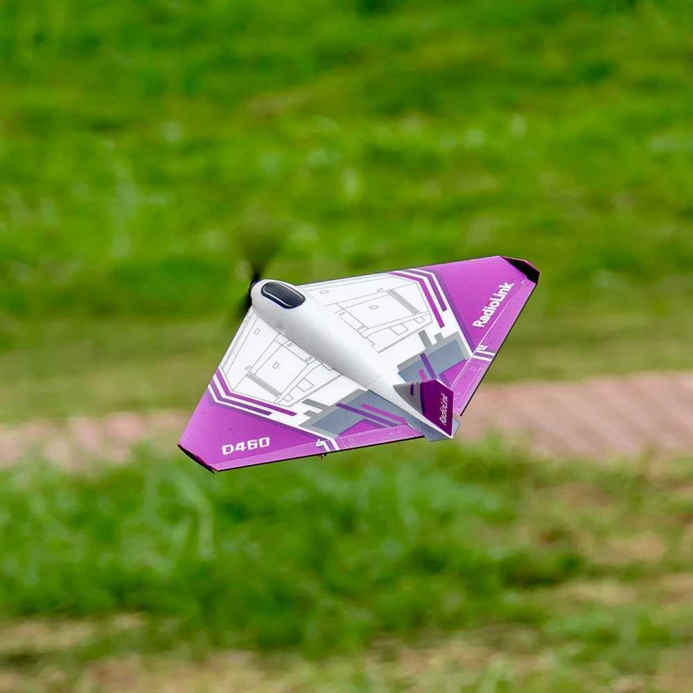 Radiolink Turbot D460 Scale Model RTF RC Airplane Delta wing with 3 Flight Modes 30 Minutes Play Time for Beginner And Pilot L250630