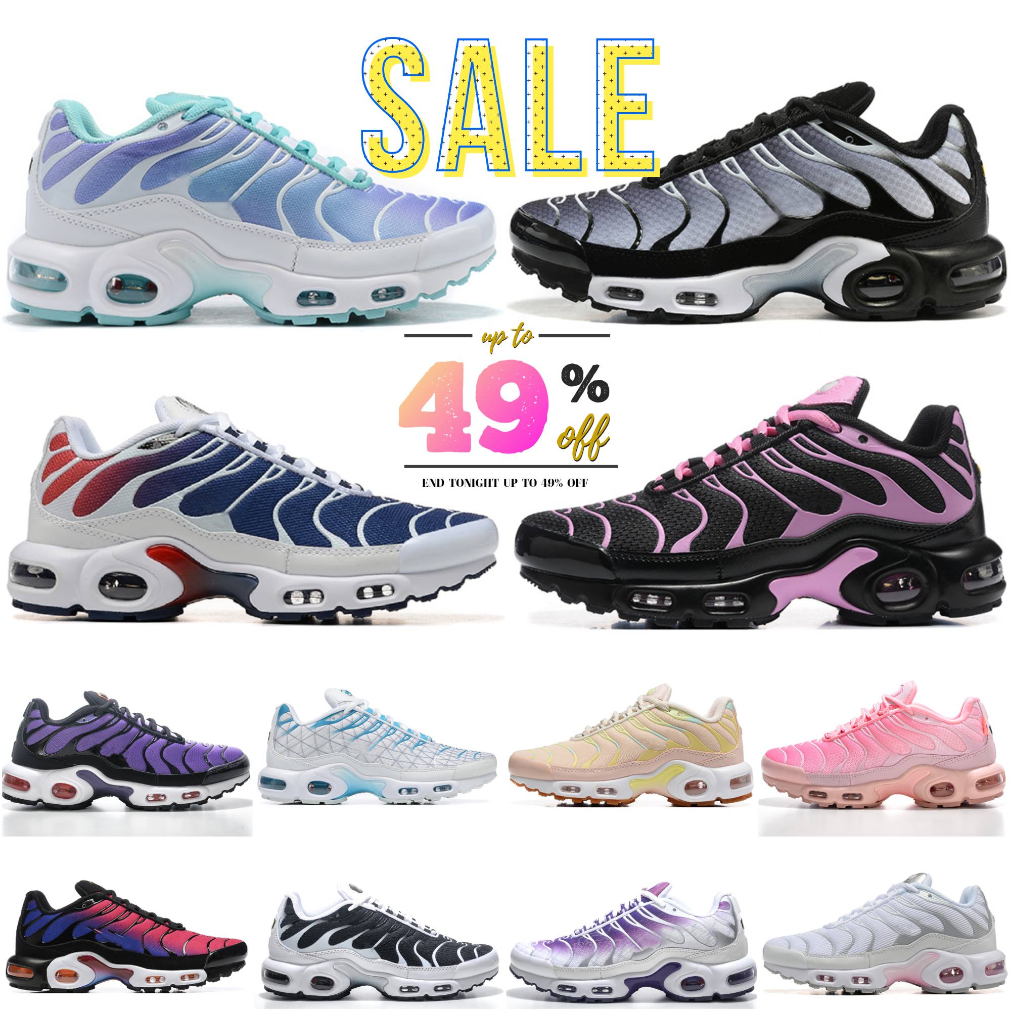 Designer Shoes TN Womens Running Shoe Maxtns Triple Black White Special Atlanta Sesame Chrome University Blue Psychic Pink Glaze Chaussures Tns Plus Women Sneakers