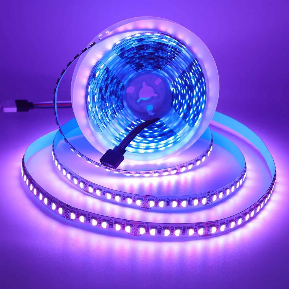 RGBW RGBWW LED Strip DC 12V 24V 4 Colors In 1 Chip SMD 5050 60 108 120 Leds/M Flexible Ribbon Tape Rope Light W250701