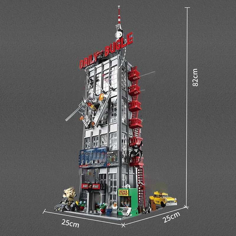 3772 PCS The Daily Bugle Building Uyumlu 76178 Yap Talar Yldnm Seti ocuklara Hediyeler tulalar doum gn hediyesi Y250701