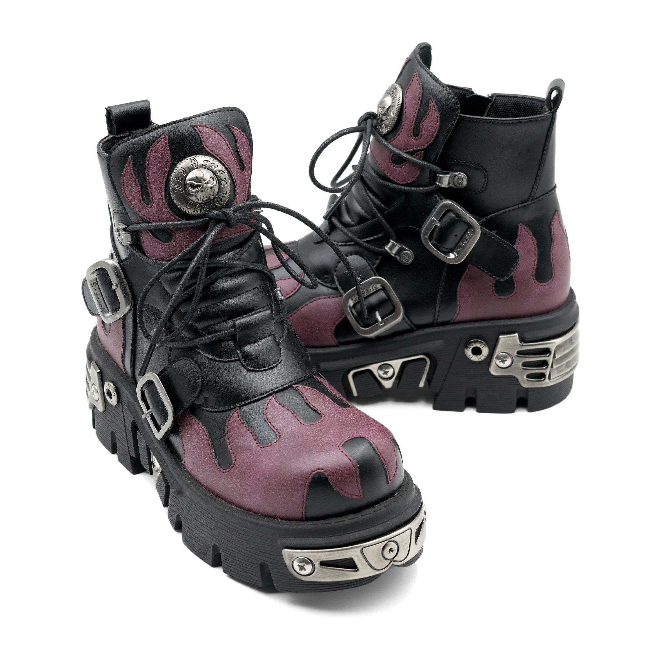 Trendsetting Female Hi-Top Sneakers Combining Comfort & Fashion Ideal for a Spiked Up Look