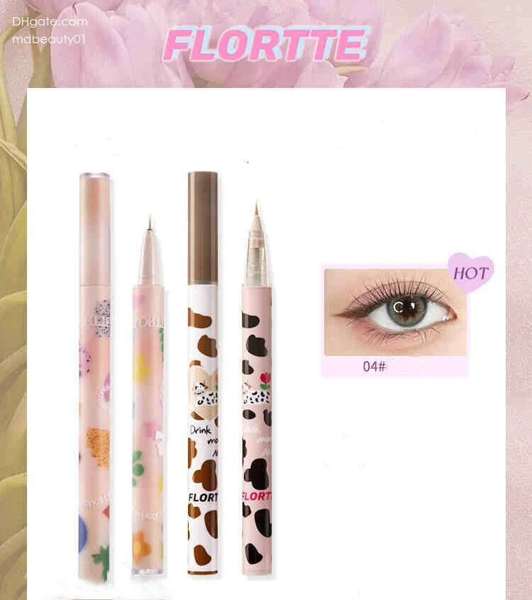Flortte Very Beautiful Aegyo-sal Eye Shadow Liquid Eyeliner Pen Long-Lasting Waterproof Non-Sdge Women Beauty Cosmetics X250702