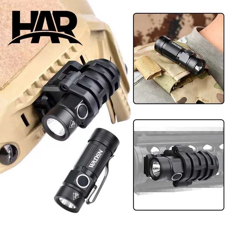 WADSN Tactical Scout FAST Helmet Light AIrsoft Strobe Mini White LED Lamp Constant Momentary Hunting Output Helmet Flashlight XJ250701
