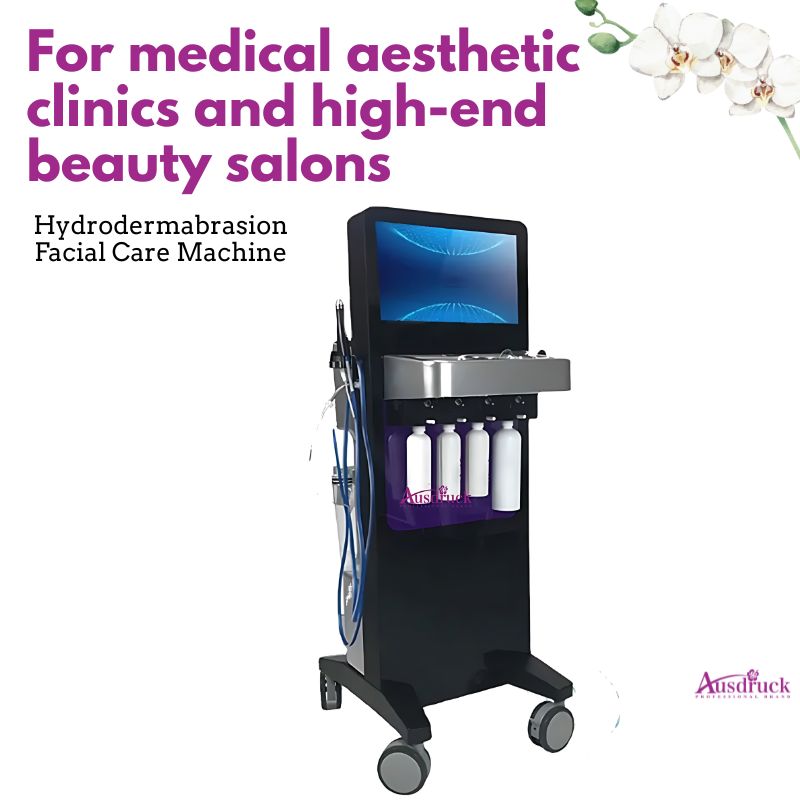 Hydradermabrasion Facial Aquafacial Peeling Hydro Shrink Pore Facial Firming Diamond Dermabrasion H2o2 Microdermabrasion Device