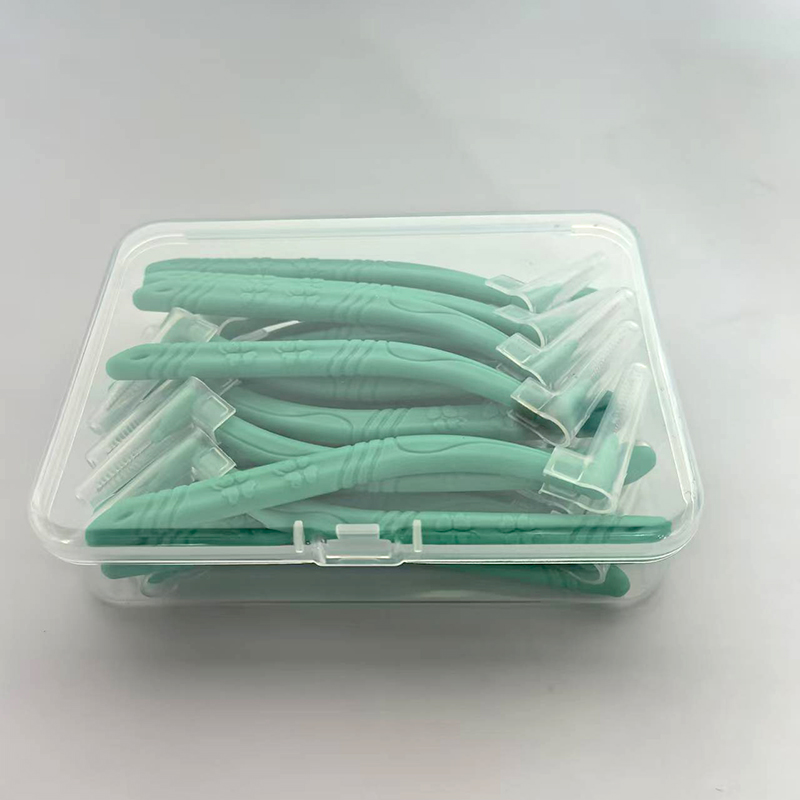 Interdental brush L-02 clover, interdental brushing wire brush bristles toothpick brush teeth cleaning brush wholesale