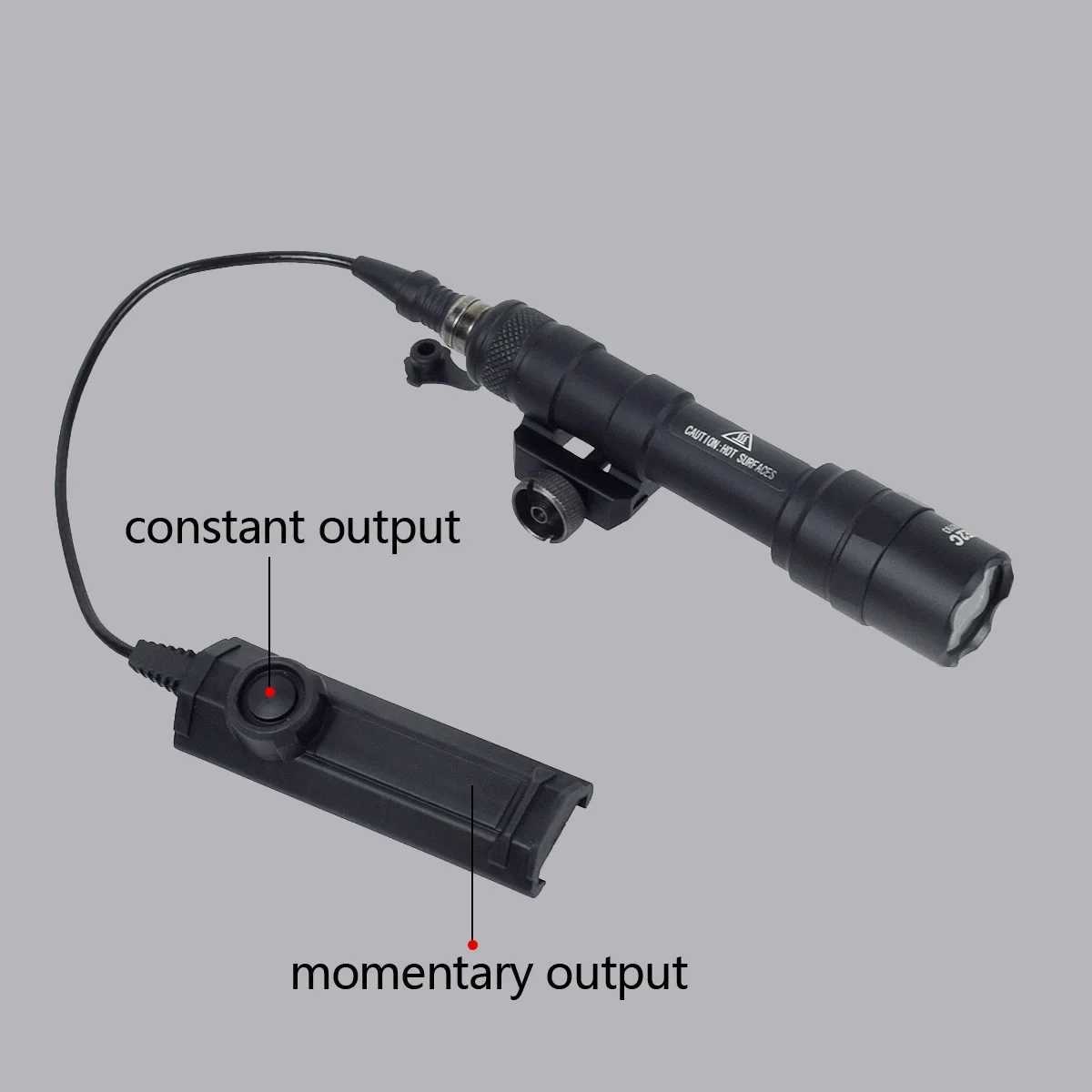 Airsoft SureFire M600 M600B M600C Scout Flashlight Tatical Hunting Gun Weapon Light With Dual Function Pressure SwitchXJ250701