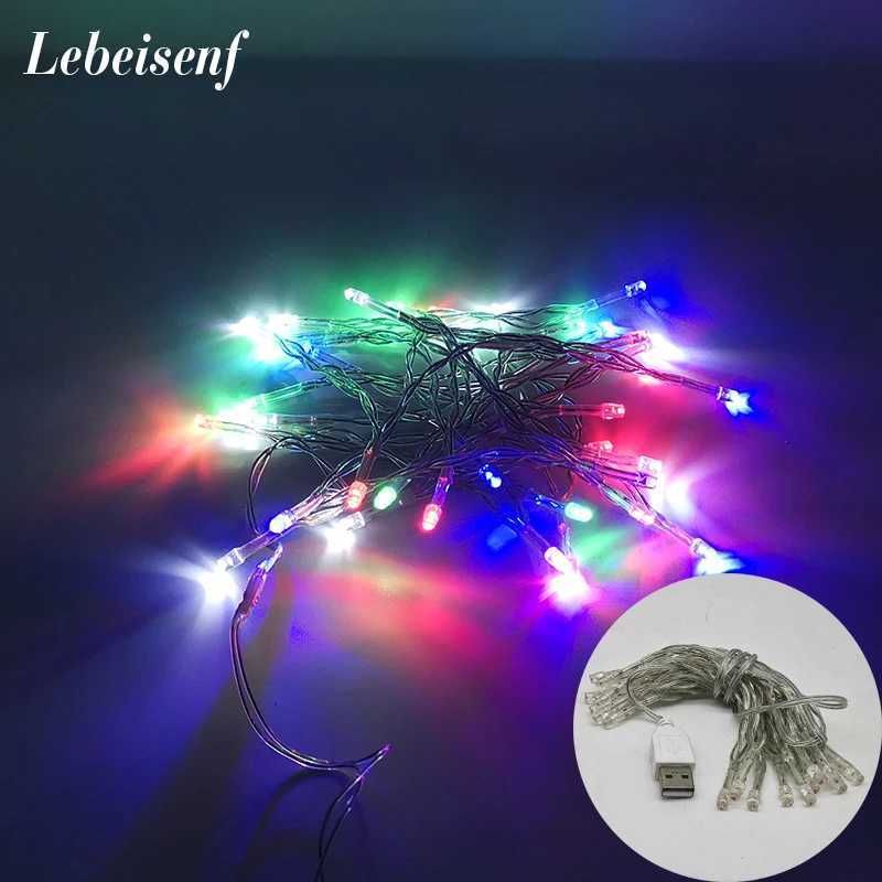 1M 2M Outdoor LED String Lights Holiday New Year Fairy Tale Garland Christmas Tree Wedding Party Bedroom Decoration Lights W250701