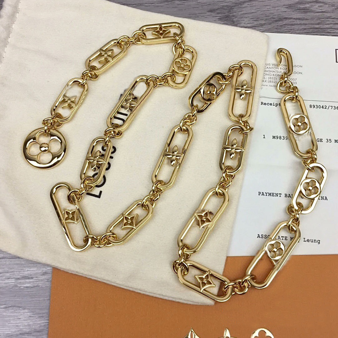 Belts Womens Designers Chains Fashion Designer Link Belt for Women Letter V Buckle Waist Chain Vintage Gold Waistband D23122008GD