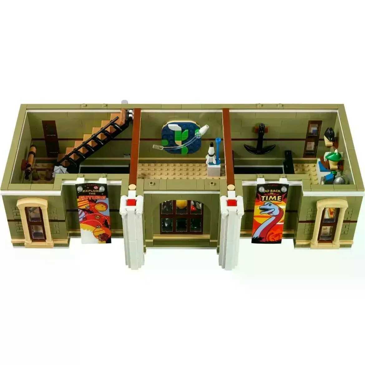2023 New History Museum 10326 Biggest Modular Building Set Architecture Street View Building Blocks Toy Kids Gift Y250701