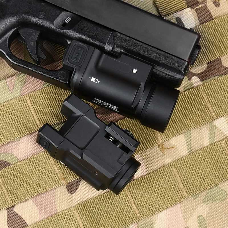 WADSN Zenitco KLESCH-1 1S GEN.2.0 Tactical Airsoft Flashlight Metal LED Rifle Weapon Scout Pistol Light Fit Hunting 20mm Rail XJ250701