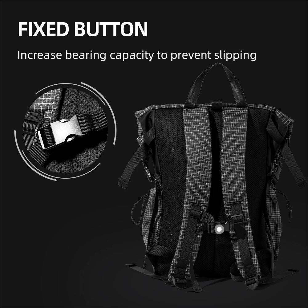 Men's Roll Top Travel Expandable Large Capacity Backpack Waterproof Outdoor Motorcycle Riding Hike Sports Bags