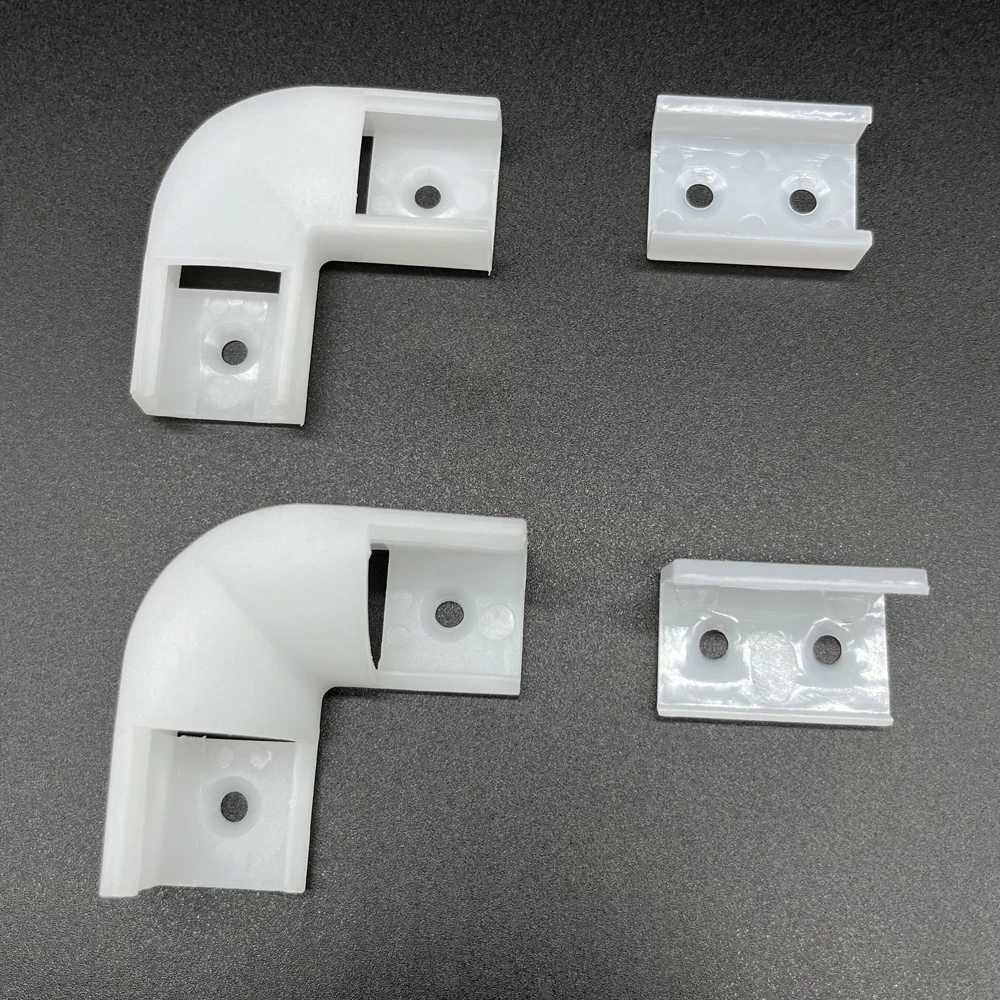 U/V/YW Style Shaped 50cm Silver Aluminium LED Bar Light Channel Holder Cover Connector DIY For LED Strip Light Bar Cabinet Lamp W250701