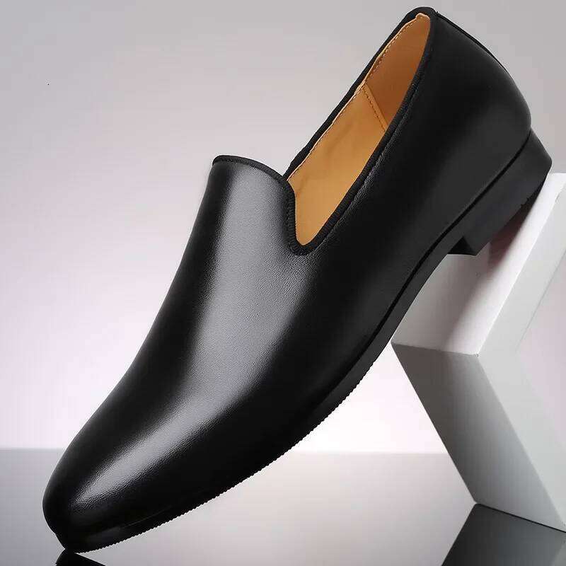 Men's Casual Shoes Genuine Leather Men Trendy Loafers Moccasins Mens Light Comfortable Driving Wedding Flats
