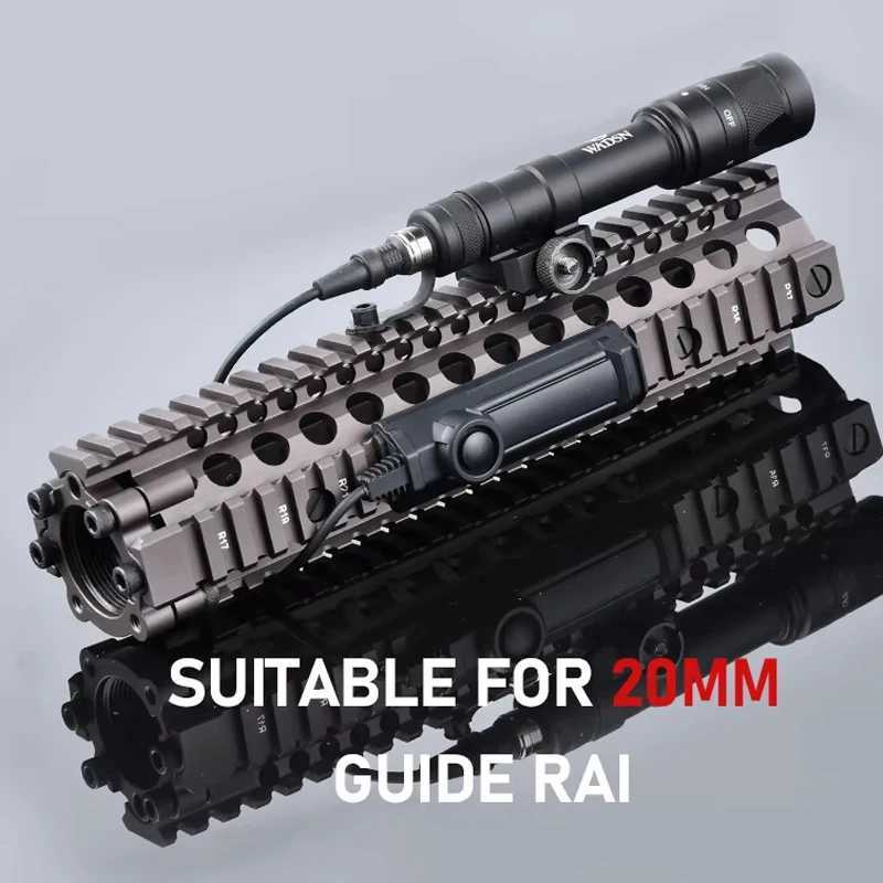 Tactical Airsoft M600W M300W SF Flashlight Tactical Gun Light Strobe Weapon Light SF M600W Rifle Lamp Dual-function Remote Switch XJ250701