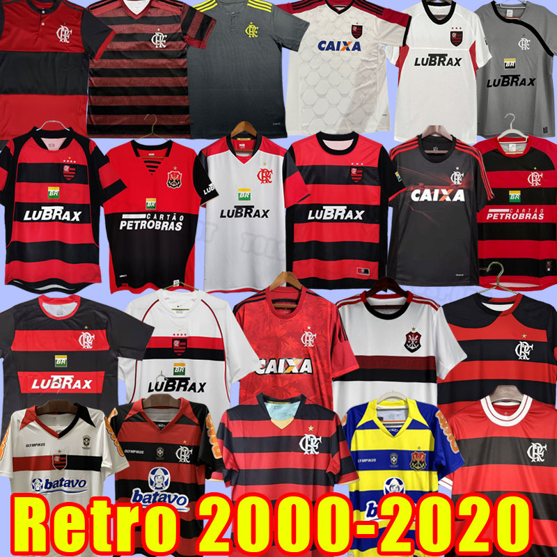Flamengo Retro version Soccer Jerseys Flamenco ADRIANO JOSIEL EMERSON KLEBERSON Football Shirt Uniform 00 01 03 04 05 08 09 2002 2004 07 10 2014 2017 19 20 gk